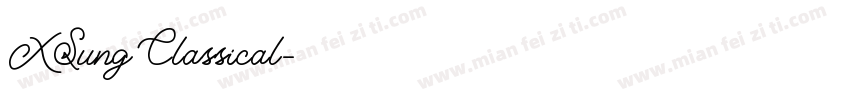 XSung Classical字体转换